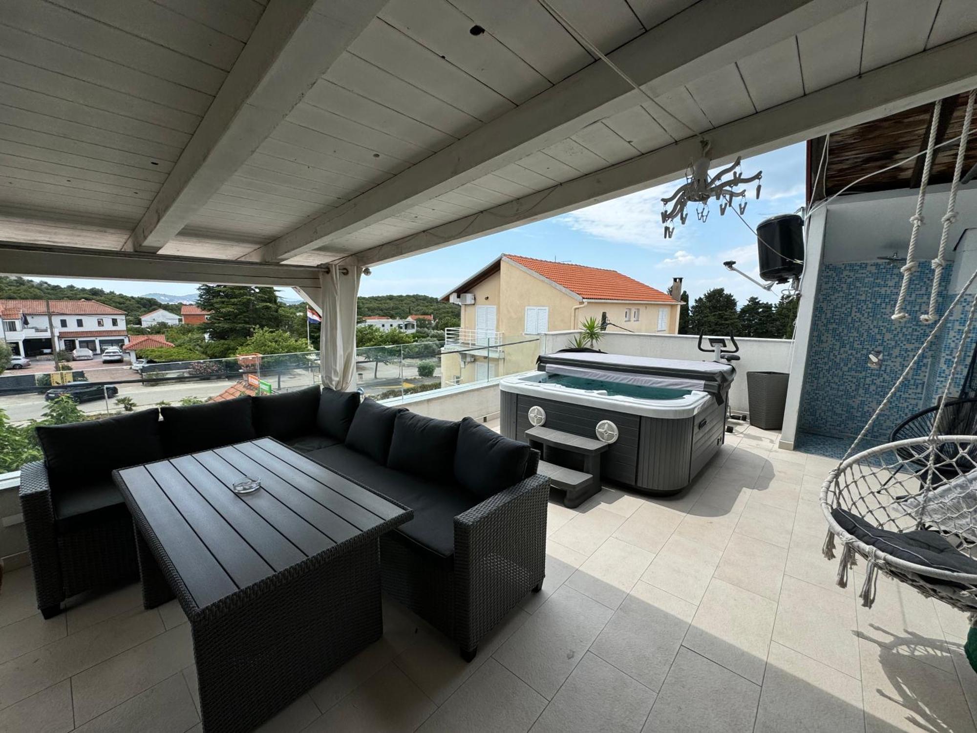 Penhaus Apartman Angelus Drage Pakoštane Exteriér fotografie